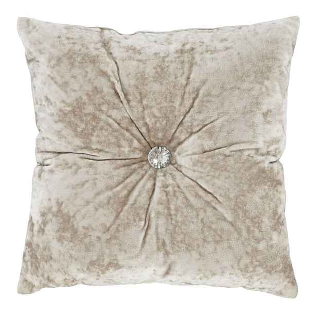 Dekorační polštář 45x45 cm Crushed Velvet Diamante – Catherine Lansfield