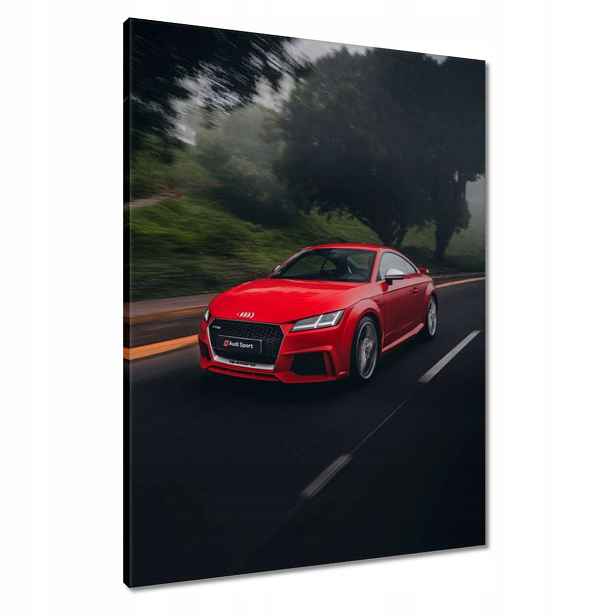 Obrazy 60x80 Červené Audi Auto