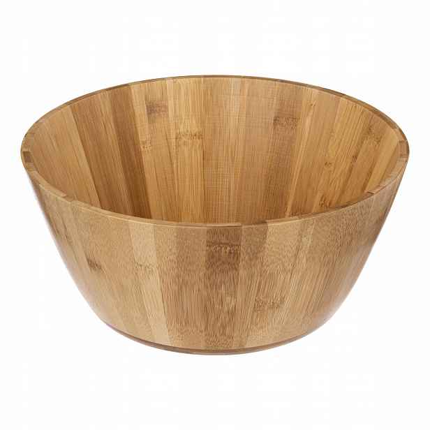 Bambusová Miska na salát salátová mísa, průměr 28 cm