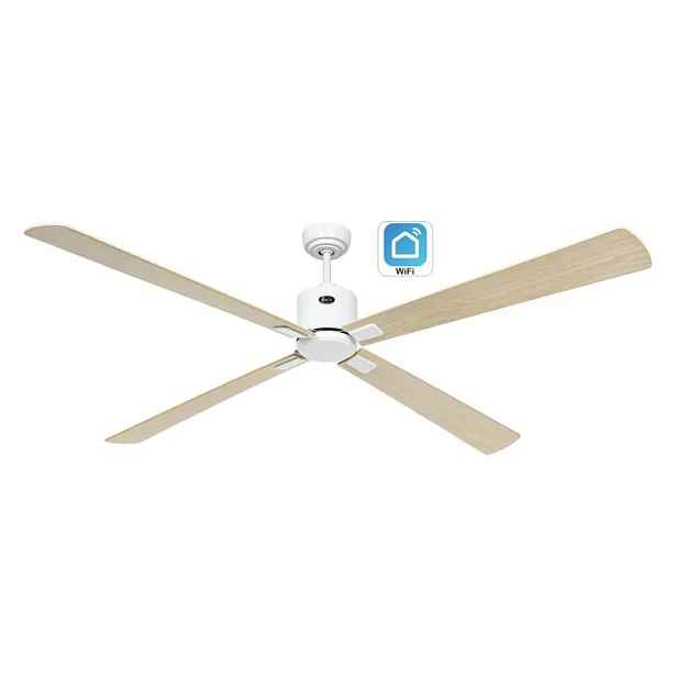 CasaFan 943426W Eco Neo III WiFi, buk a javor, stropní ventilátor