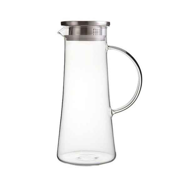džbán 1,3l s víčkem, d11x25cm, var.sklo