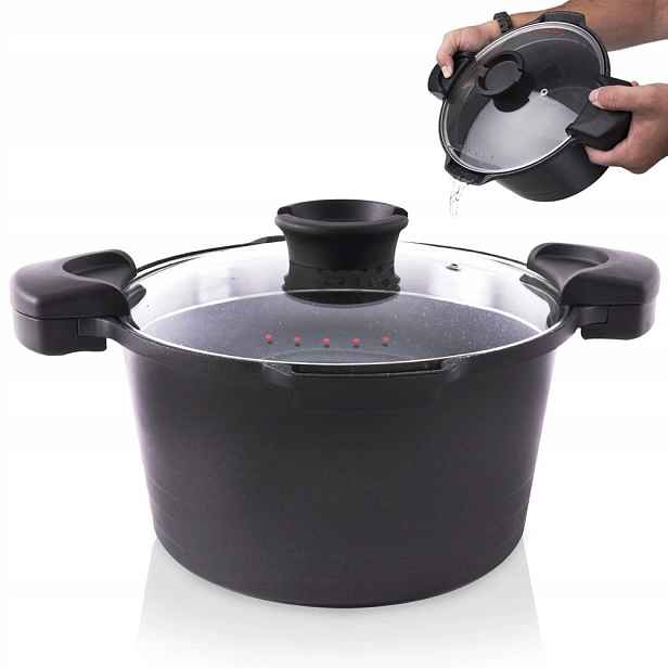 Hrnec Granitový Orion Grande 24 cm 5,5 L Scezení Indukce