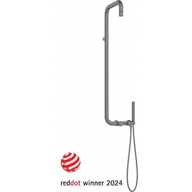 Sada dešťová sprcha s baterií moderní design, Anti-Calc, mosaz