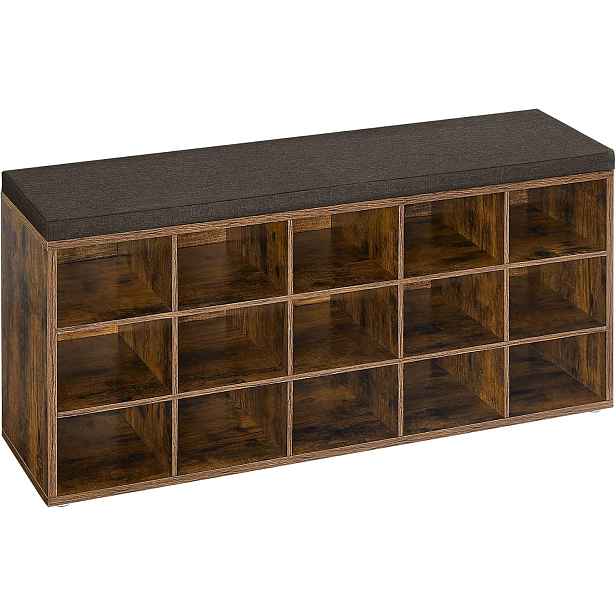 SONGMICS Botník Vasagle Endersen 105 cm hnědý/černý