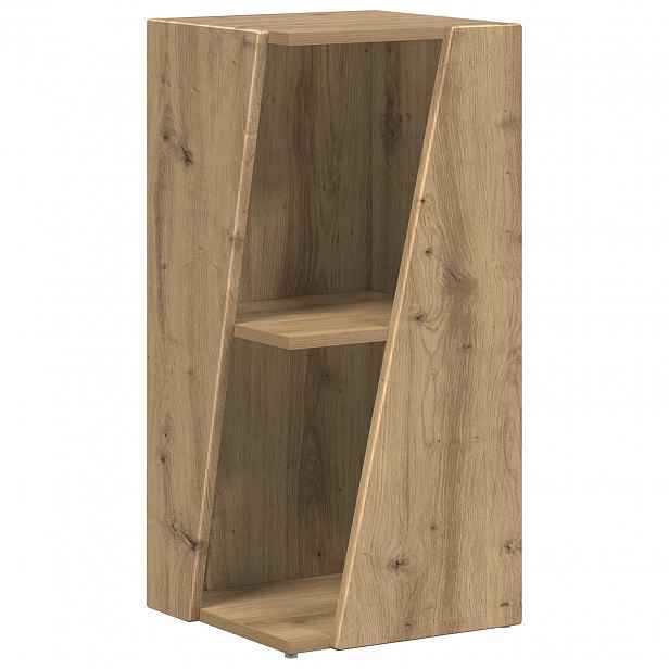vidaXL Boční police 33 x 32 x 70,5 cm Kompozitní dřevo Artisanový dub