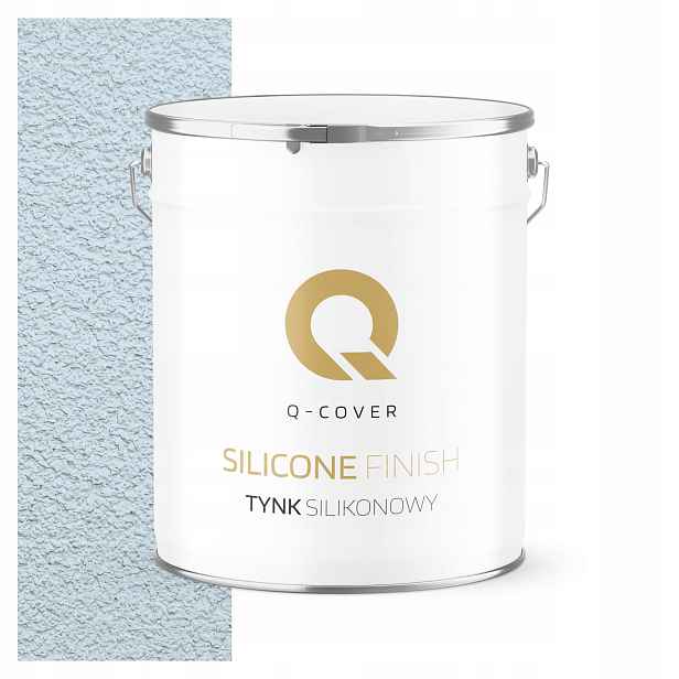 Silikonová Fasádní Omítka Bílá Modrá F111 7KG Granulace 3.0mm