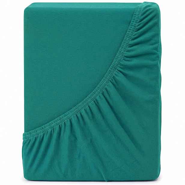 4Home Jersey prostěradlo IDEAL smaragdová, 60 x 120 cm