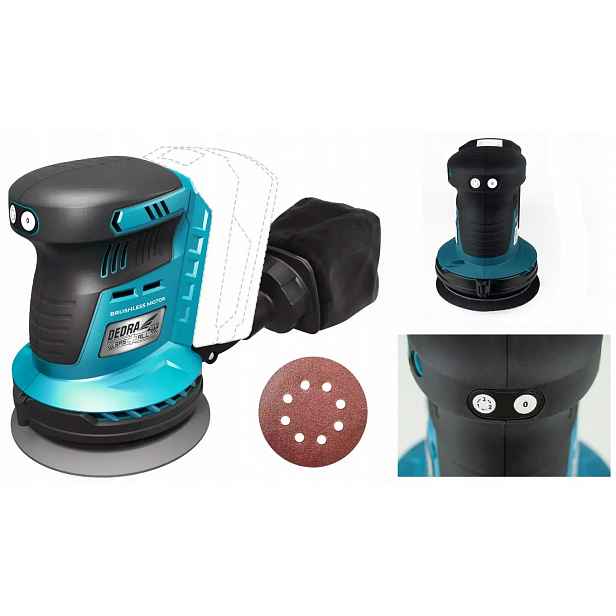 Excentrická Bruska Dedra Sas+ 18V DED7062