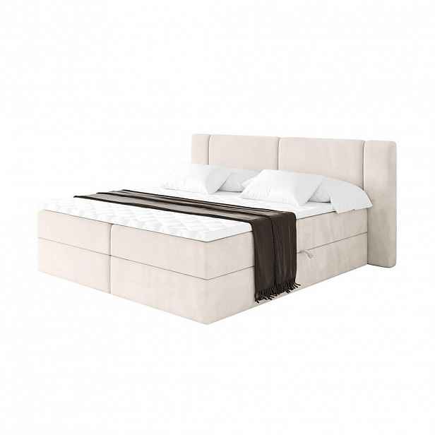 ALTDECOR POSTEL boxspring s matrací H4 - EVON - 200x200 cm Béžová