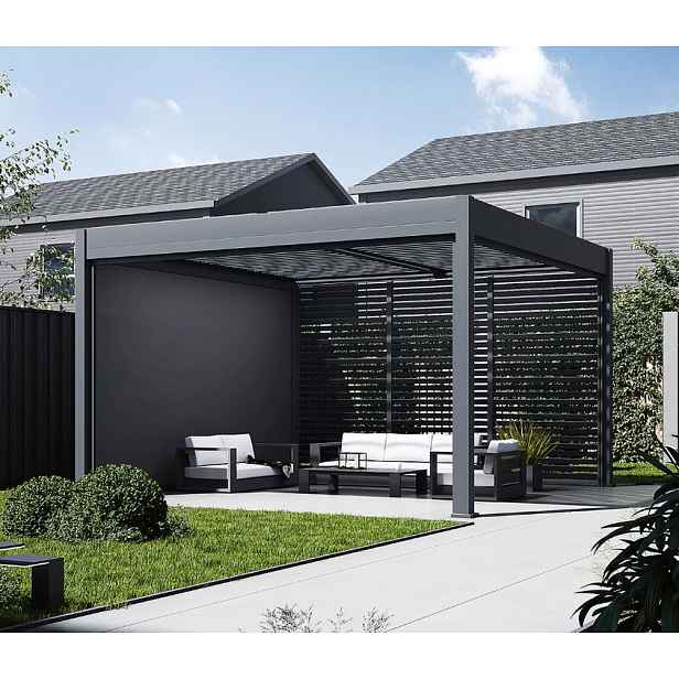 Bioklimatická pergola 4x4 m INTRO DUO Rojaplast