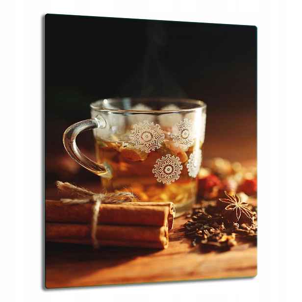 7v1 Skleněná Deska Panel Deska 40x52 Čaj