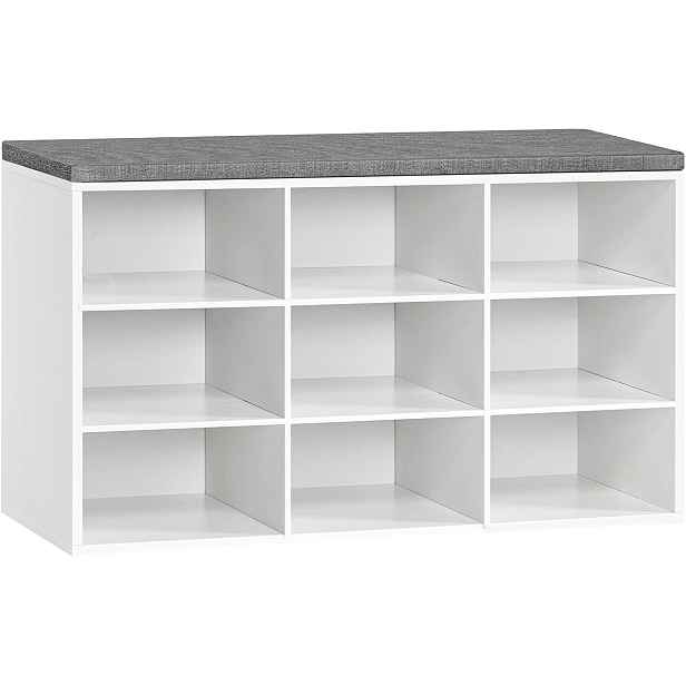 Botník Vasagle Endersen 80 cm bílý/šedý