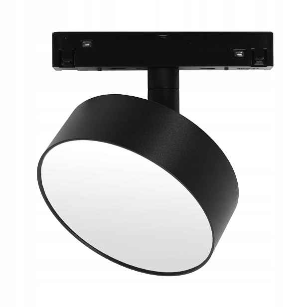 Domeno magnetická kruhová Led kolejnicová lampa 10 W 4000 K 700 lm černá