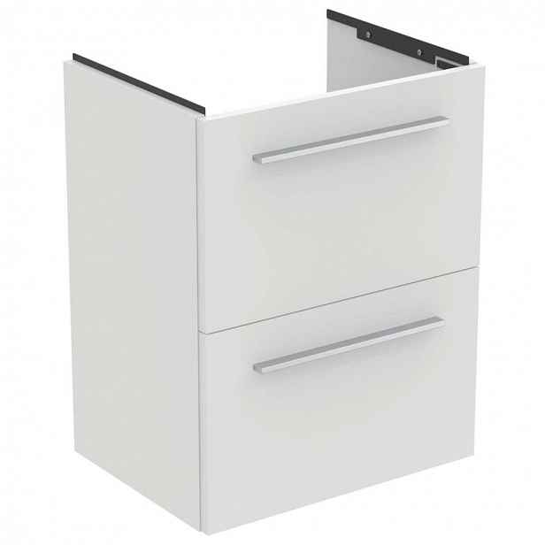 Ideal Standard i.Life S - Skříňka pod umyvadlo, 50x38x63 cm, 2 zásuvky, matná bílá T5291DU
