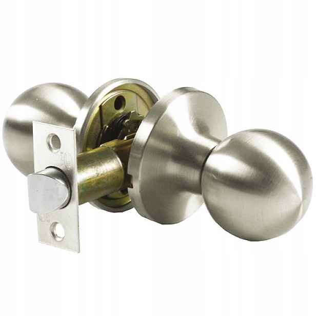 Pokojová klika s z nerezové oceli pro dveře o tloušťce 35-45 mm Inox