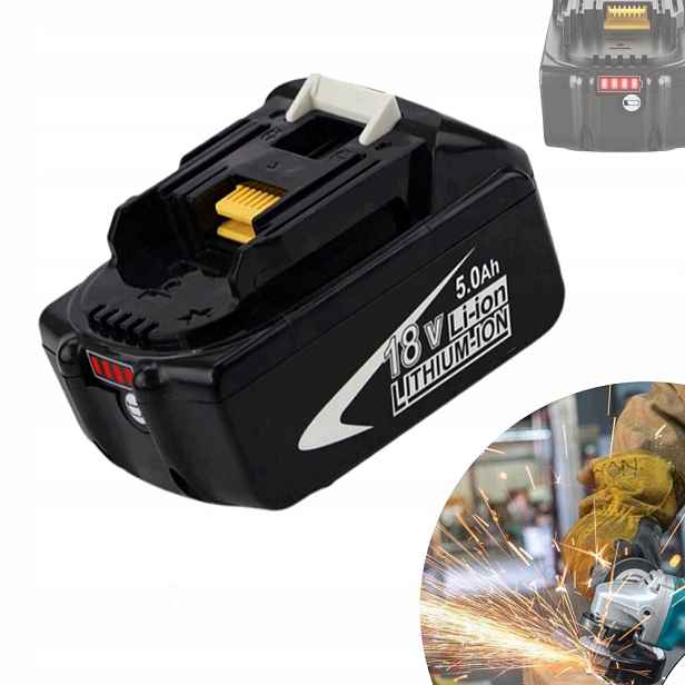 Pro baterie Makita 18V 5Ah pro Makita BL1860B BL1860 BL1850 BL1845 BL1840