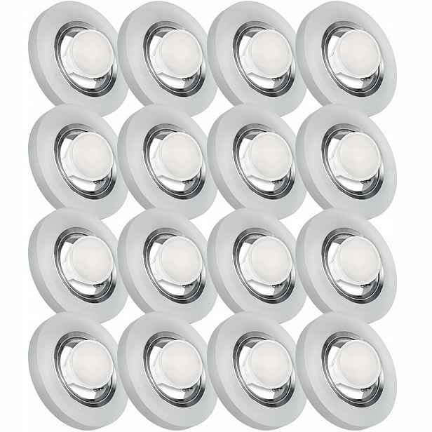 16X Skleněná Zapuštěná Lampička Velmi Silné Sklo 5W Led Žárovka