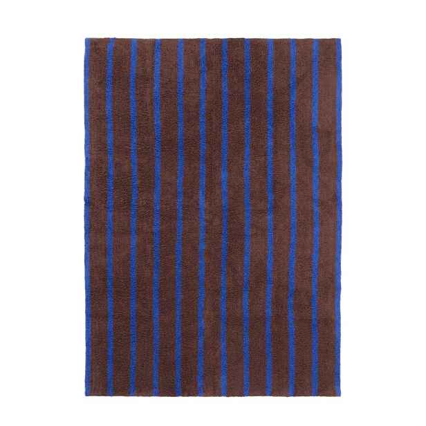 Modrý/hnědý bavlněný běhoun 80x250 cm Mika – Jotex