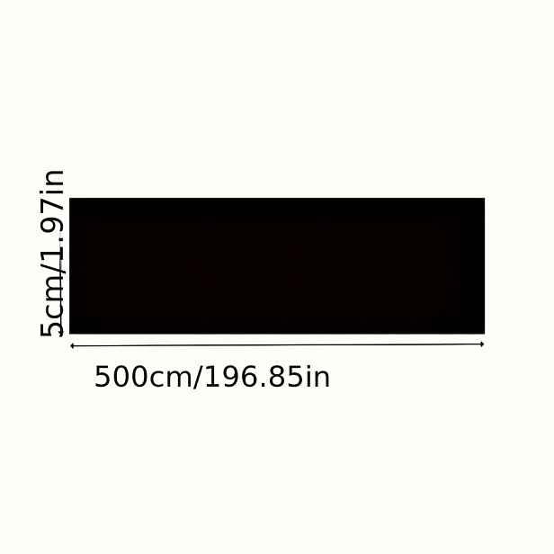 TEMU Dekorativní samolepka na okenní rám 500 cm / 196,85 palců – voděodolná a UV odolná fólie měnící barvu, odnímatelná a lepicí plastová fólie pro