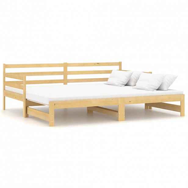vidaXL Výsuvná válenda masivní borové dřevo 2× (90 x 200 cm)