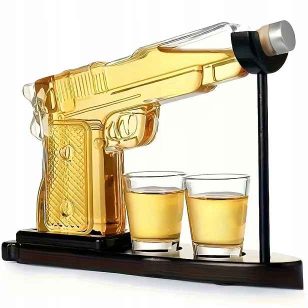 Bedee Karafa na whisky s 2 skleničkami Narozeniny Svatba Výročí svědků Dárek