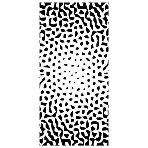 Omítací Šablona LuxBud Panel 9 pro ozdobné omítky 92 cm Dekor 3D Zeď