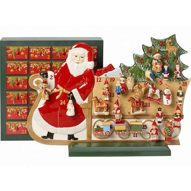 Villeroy & Boch Christmas Toys Memory adventní kalendář Santovy sáně, 49 cm 14-8602-9596
