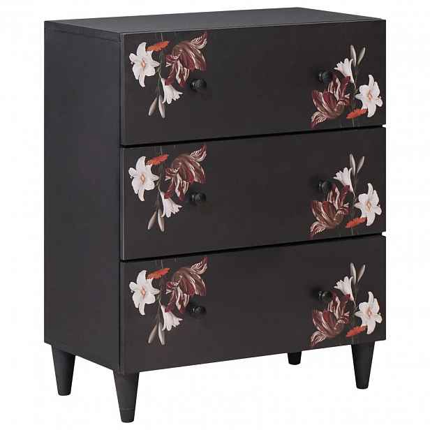 vidaXL Úložné skříně 60 x 33 x 75 cm Masivní mangové dřevo Vícebarevný