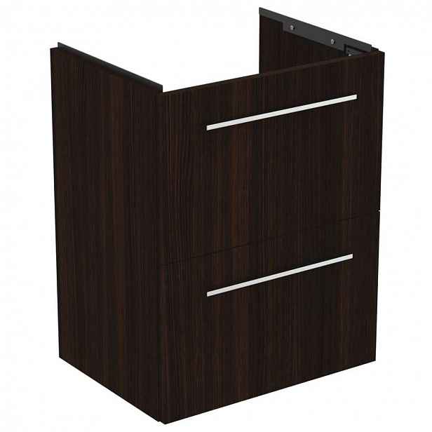 Ideal Standard i.Life S - Skříňka pod umyvadlo, 50x38x63 cm, 2 zásuvky, kávový dub T5291NW