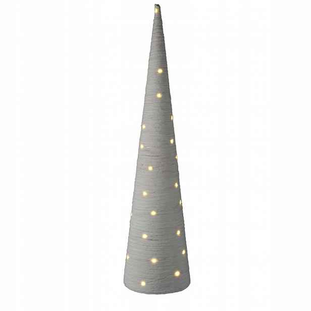 Kónický Vánoční Stromek Z Materiálu 80 CM S Led Bateriovým Osvětlením