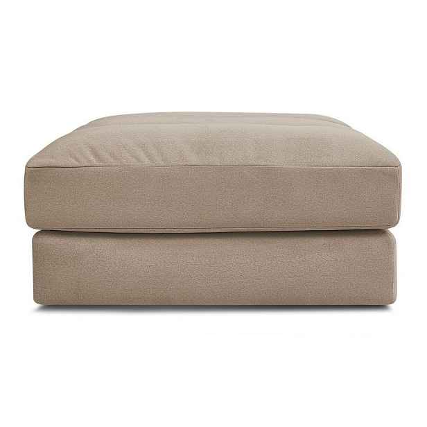 Taupe sametová podnožka Sierra – Bobochic Paris