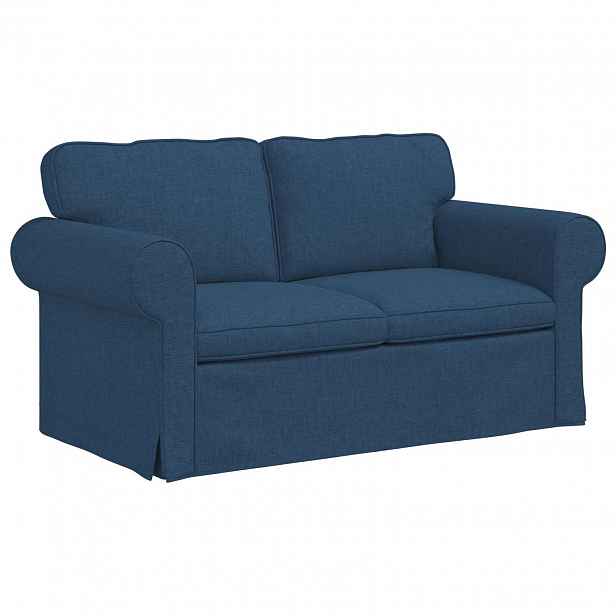 vidaXL Pohovka Modrá 155 x 82 x 80 cm textil
