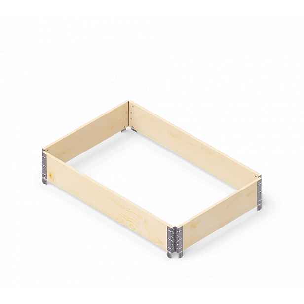 Vyvýšený záhon LEGI ECO 0,8 × 1,2 m, dřevěný, stohovatelný
