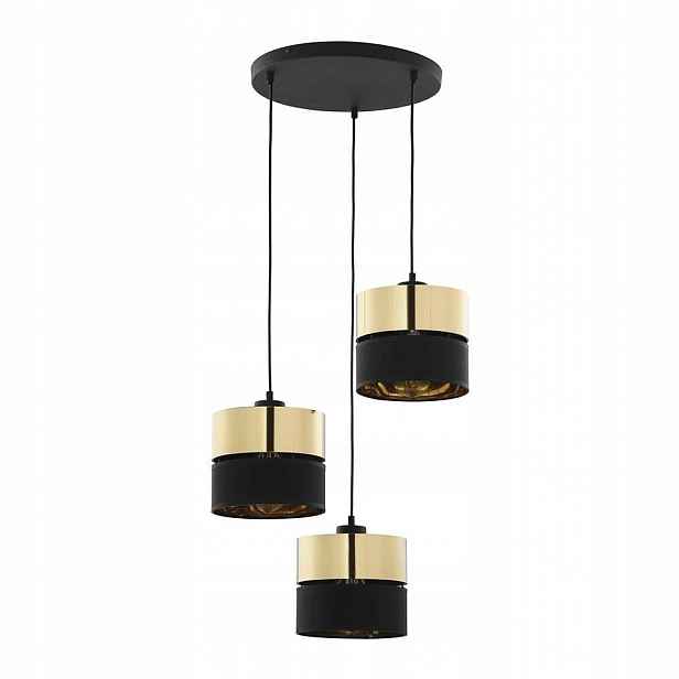 Závěsná Stropní Svítidlo Hilton Metal Černá Zlatá 145 cm nad stůl Tk Lighting