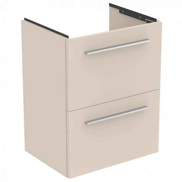 Ideal Standard i.Life S - Skříňka pod umyvadlo, 50x38x63 cm, 2 zásuvky, matná písková T5291NF