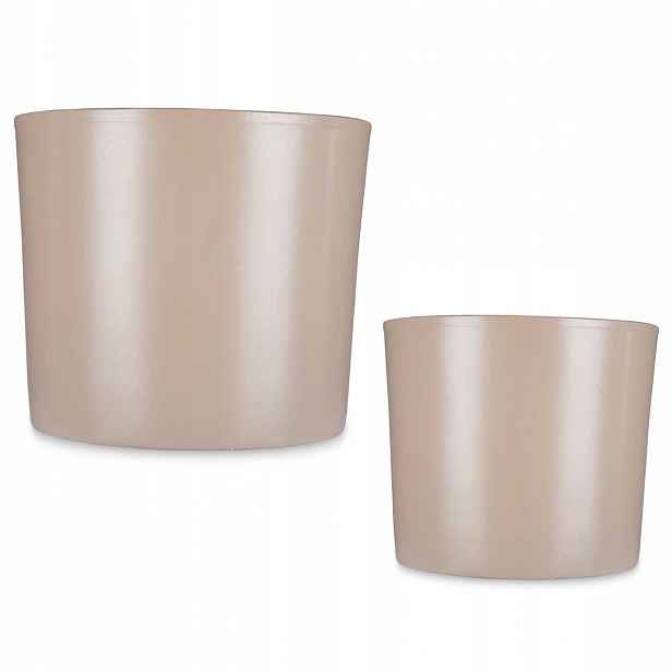 Keramické Květináče Minimal, 2 Kusy, Ø 22 cm a Ø 27 cm, Ibergarden