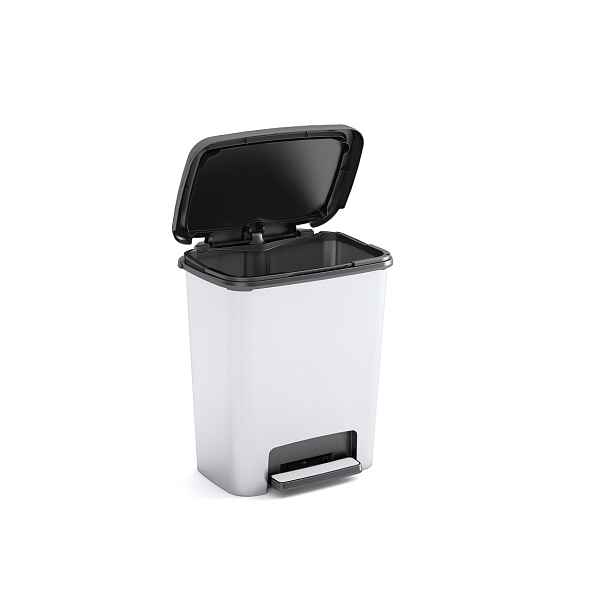 KIS Koš na odpad Compatta Style Steel 25L, stříbrný