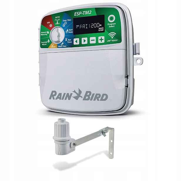 Ovladač 8 sekcí Rain Bird TM2 – dešťový senzor