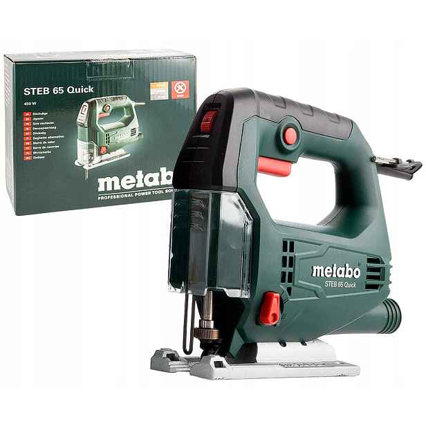 Přímočará pila 450W, 6 rychlostí, upínání typu T Metabo STEB65 Quick 601030000