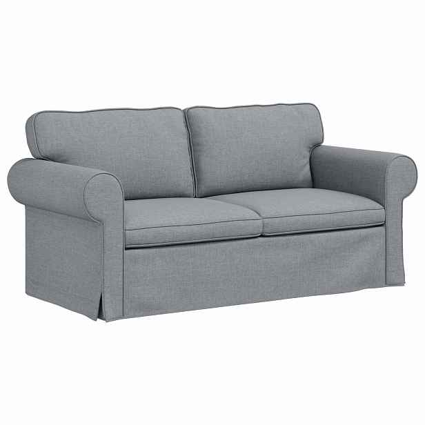 vidaXL Pohovka Světle šedá 175 x 82 x 80 cm textil