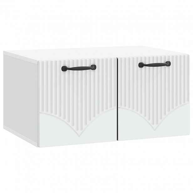 vidaXL Nástěnná TV skříň Bílá 59,5 x 41 x 30 cm Kompozitní dřevo