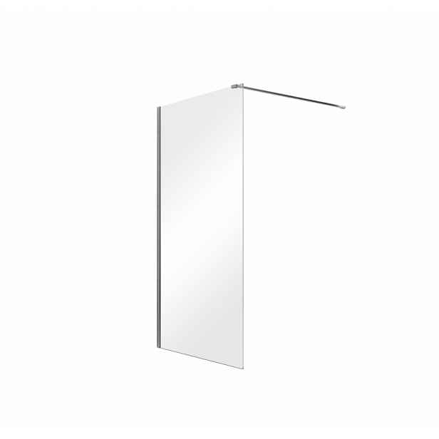 BESCO Walk-in sprchová zástěna AVEO 100 cm; chrom; čiré sklo