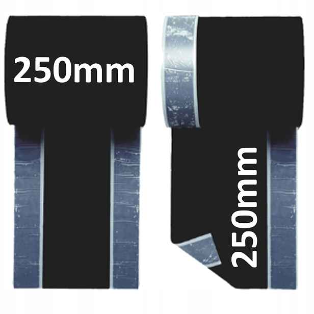 Epdm 250 mm Membrána páska Fólie 2 pásky Butylového lepidla
