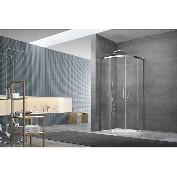 Sprchový kout čtvrtkruh 90x90 cm SAT TEX BB SATTEXSBB90CRT