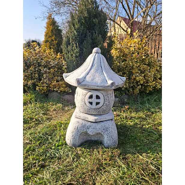Betonová figurka Pagoda zahradní ozdoby japonská dekorace