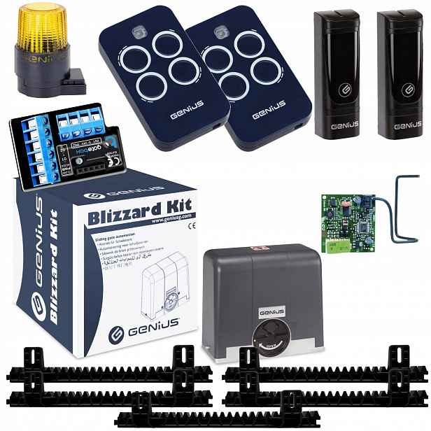 Genius BLIZZARD500+ Modul WiFi Lampa Listwa+ 2xPILOT pohon posuvné brány