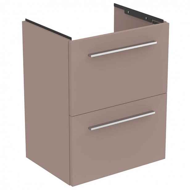 Ideal Standard i.Life S - Skříňka pod umyvadlo, 50x38x63 cm, 2 zásuvky, matná béžová T5291NH