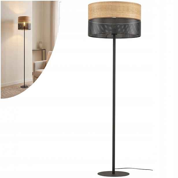 Stropní podlahová lampa Moderní černá E27 Kov 159 Cm Tk Lighting