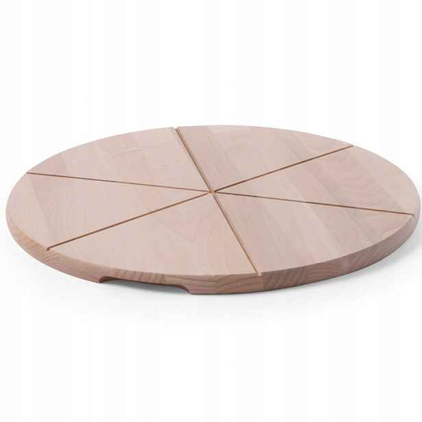 Dřevěná krájecí deska na pizzu 35 cm Hendi 505