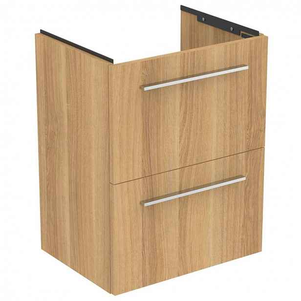 Ideal Standard i.Life S - Skříňka pod umyvadlo, 50x38x63 cm, 2 zásuvky, dub T5291NX